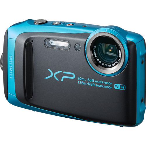 FUJIFILM FinePix XP120 Digital Camera (Sky Blue) 600019758 B&H