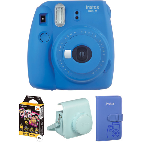 FUJIFILM INSTAX Mini 9 Instant Film Camera with Film and