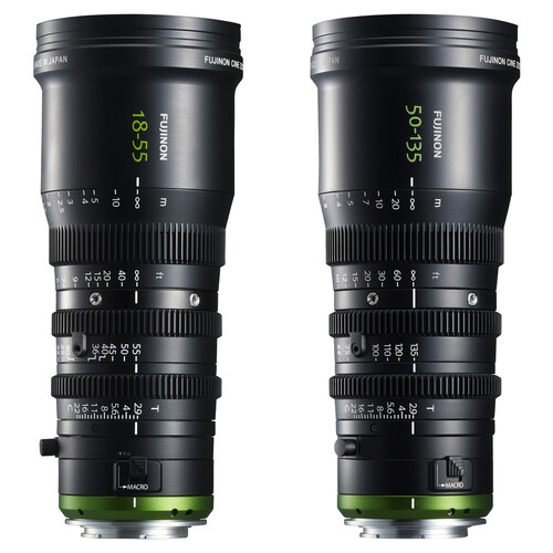 Fujinon MK18-55 & MK50-135 T2.9 Cine-Style Lens Kit (E-Mount)