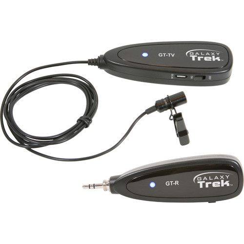 Galaxy Audio GT-V Trek Series - Battery-Powered Compact Wireless Microphone System (Lavalier)