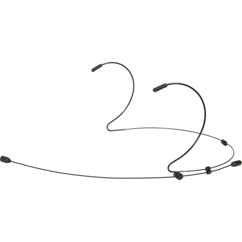 Galaxy Audio HSM4 Dual-Ear Headset Microphone and 4 Cables with Hirose cW TA4F TA3F and 3.5mm Connectors (Black)