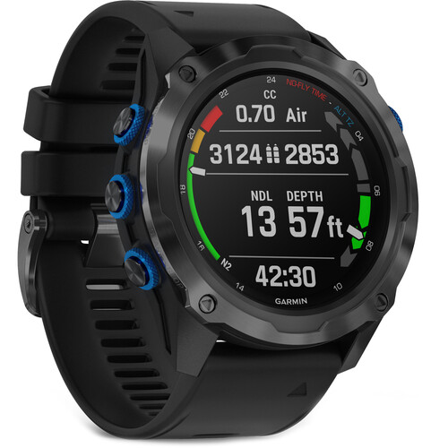 Garmin Descent Mk2i GPS Diving Smartwatch 0100213201 B&H Photo