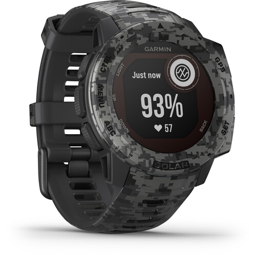 garmin instinct solar graphite camo