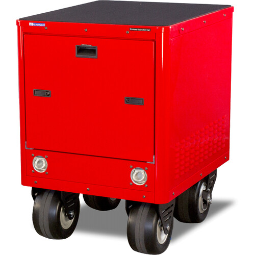 Garner Enclosed Destruction Cart for TS-1XT PD-5 SSD-1 and SSD-Caddy Ironclad