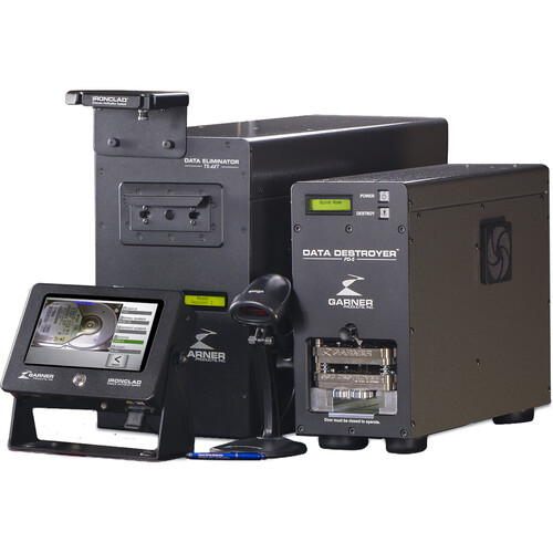 Garner Degauss Destroy Package with TS-4XT PD-5 SSD-1 Scan-1X IRONCLAD Degausser
