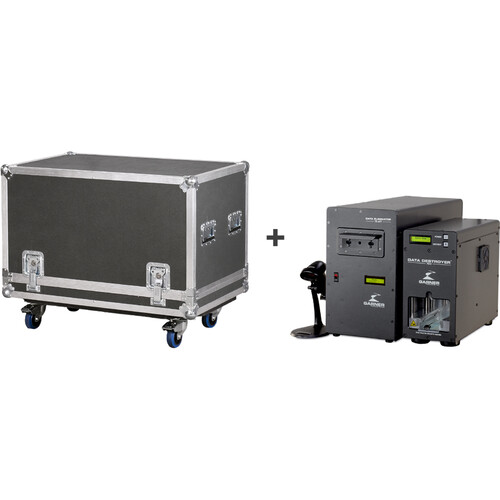 Garner Degauss Destroy Package with TS-4XT PD-5 Scan-1X Enclosed Destruction Cart