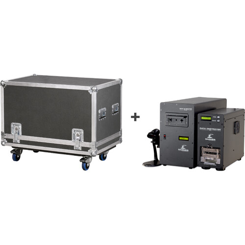 Garner Degauss Destroy Package with TS-4XT PD-5 SSD-1 Scan-1X Wheeled Transport Case