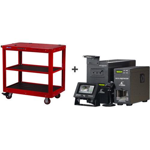 Garner Degauss Destroy Package with TS-4XT PD-5 Scan-1X Data Eliminator Cart IRONCLAD Degausser