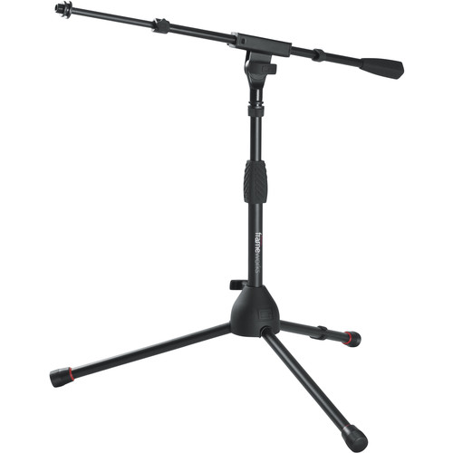 Gator Frameworks Kick Drum / Amplifier Tripod Mic Stand with Telescoping Boom