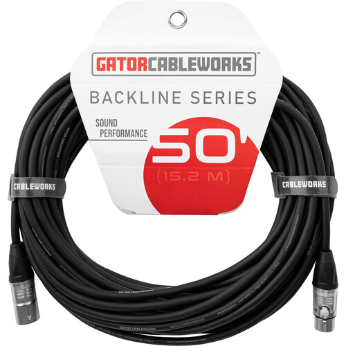 Gator Backline Series XLR Microphone Cable (50')