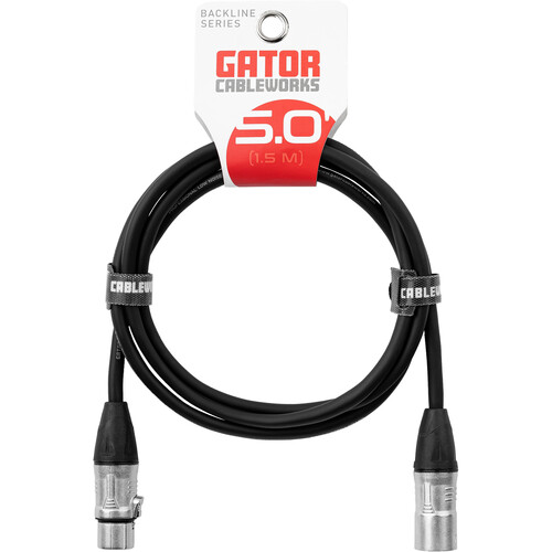 Gator Backline Series XLR Microphone Cable (5')