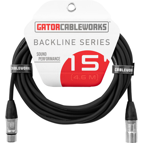 Gator Backline Series XLR Microphone Cable (15')