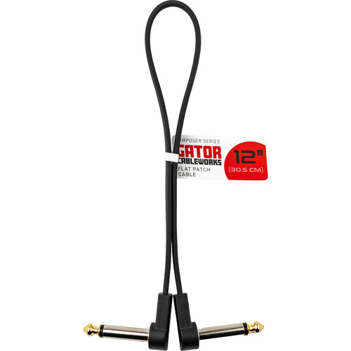 Gator Composer Flat Patch Cable with Right-Angle 1/4