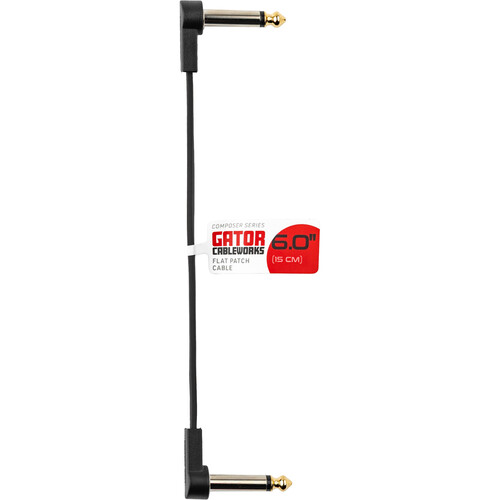Gator Composer Flat Patch Cable with Right-Angle 1/4