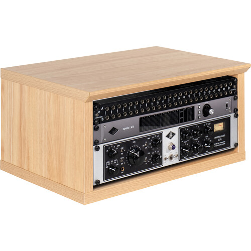 Gator Frameworks Elite Series Furniture Desktop 4 RU Studio Rack (Natural Maple Matte)