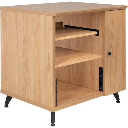 Gator Frameworks Elite Series Furniture Sidecar Rack Cabinet (Natural Maple Matte)