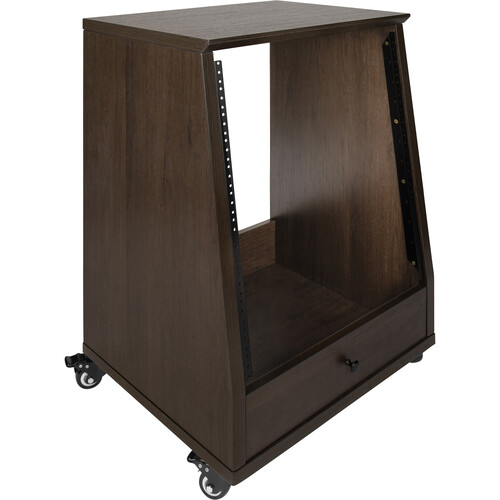 Gator Frameworks Elite Angled Studio Rack (Dark Walnut Brown)