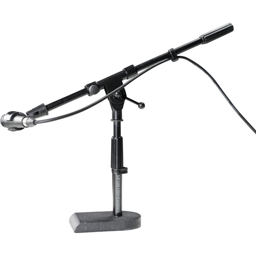 Gator Rok-It Bass Drum/Boom Combo Low Profile Mic Stand