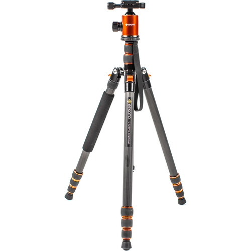 Geekoto CT28X Warrior Carbon Fiber Travel Tripod with Ball Head and Monopod (84