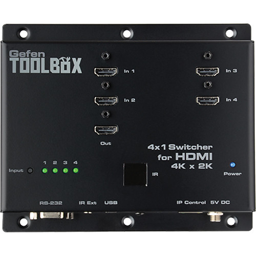 Gefen ToolBox 4x1 Switcher for HDMI 4K x