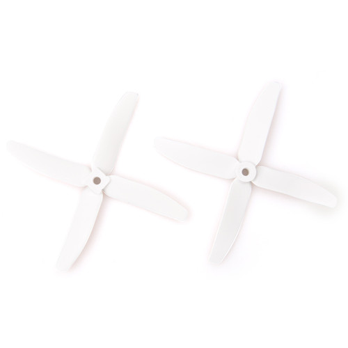 Gemfan Glass Fiber Nylon 4-Blade Bullnose Propellers (2-Pack White)