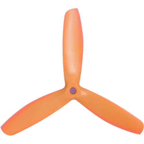 Gemfan Glass Fiber Nylon 3-Blade Bullnose Propellers (2-Pack Orange)