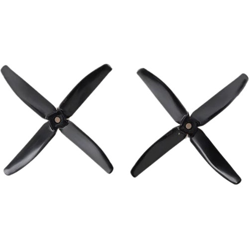 Gemfan Polycarbonate 4-Blade Propellers (2-Pack Black)