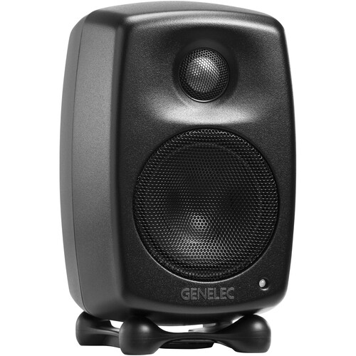 Genelec G One 2-Way Powered Bookshelf Speaker (Black Single)