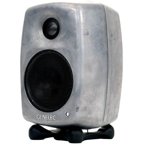 Genelec G One 2-Way Powered Bookshelf Speaker (Raw Aluminum Single)
