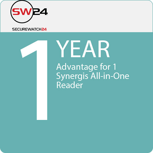 Genetec by SecureWatch24 Advantage for 1 Synergis All-in-One Reader (1-Year)