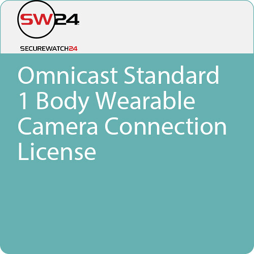 Genetec by SecureWatch24 Omnicast Standard Body Wearable Camera Connection License