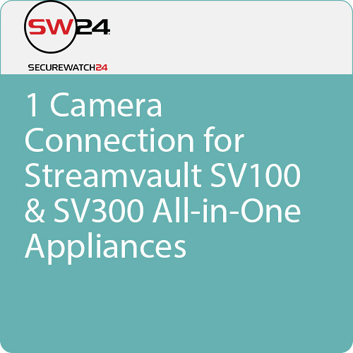 Genetec by SecureWatch24 1 Camera Connection for Streamvault SV100 & SV300 All-in-One Appliances