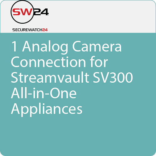 Genetec by SecureWatch24 Single Analog Camera Connection License for Streamvault SV300