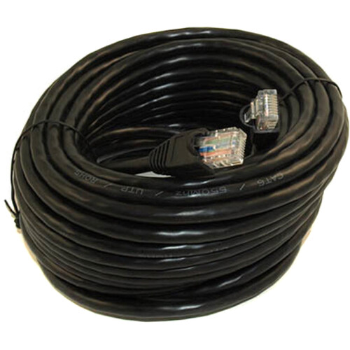 Genustech Cat 6 Ethernet Patch Cable (Black 50')