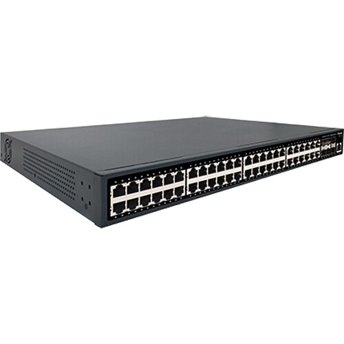 GeoVision GV-APOE4813 48-Port Gigabit PoE+ Compliant Managed Network Switch