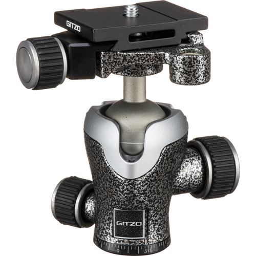 Gitzo GH1382TQD Series 1 Traveler Center Ball Head with Arca-Type Screw Knob QR Receiver