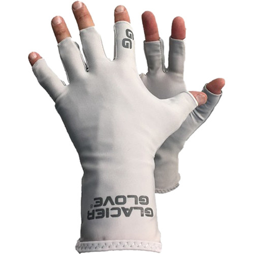Glacier Glove Abaco Bay Sun Glove (Gray Large/Extra-Large)