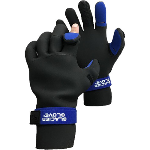 Glacier Glove Pro Angler Slit Finger Neoprene Glove (Medium)
