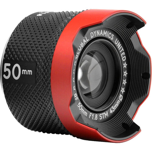 GLOBAL DYNAMICS UNITED Armored RF 50mm f/1.8 Autofocus Lens