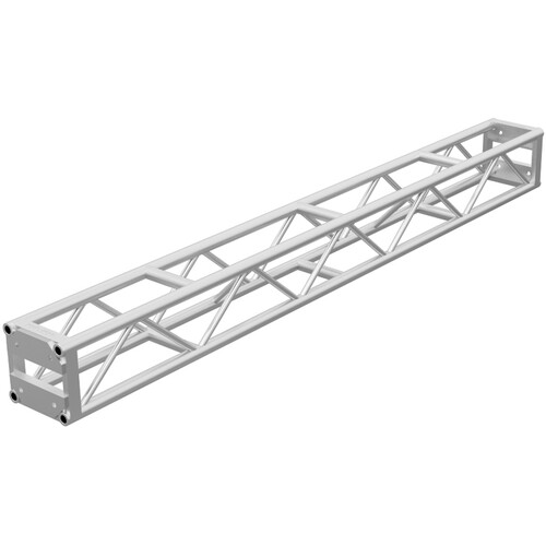 Global Truss DT-GP10 End Plated Square Truss Straight Segment (10' Silver)