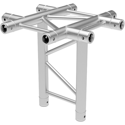 Global Truss 5-Way Horizontal Cross-Junction for F32 I-Beam Truss System (1.64')