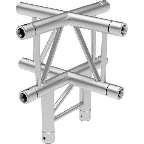 Global Truss 5-Way Vertical Cross-Junction for F32 I-Beam Truss System (1.64')
