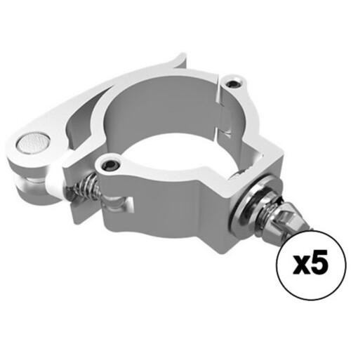 Global Truss Light-Duty Clamp for F23 and F24 Truss (Silver 5-Pack)