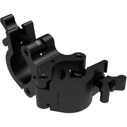 Global Truss Heavy-Duty Dual Swivel Clamp for 50mm Tubing (Black)