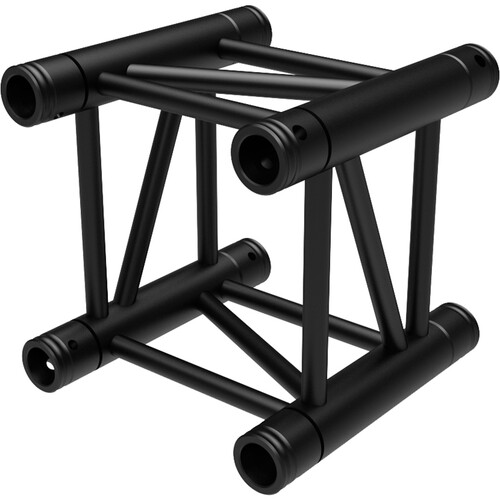 Global Truss Straight Square Segment for F34 Square Truss (1' Matte Black)