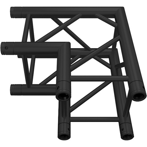 Global Truss SQ-4121 2-Way 90 F34 Square Truss Corner (Black Matte)