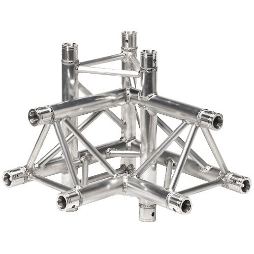 Global Truss Four-Way 90 Apex Up - Left Corner for F33 Triangular Truss System (1.64')