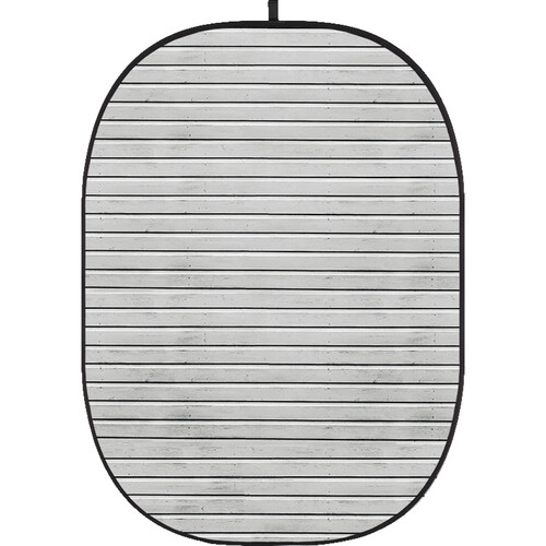 Godox 5 x 6' Collapsible Background (Wooden Wall 3)