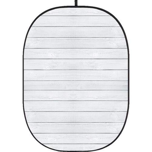 Godox 5 x 6' Collapsible Background (Wooden Wall 11)
