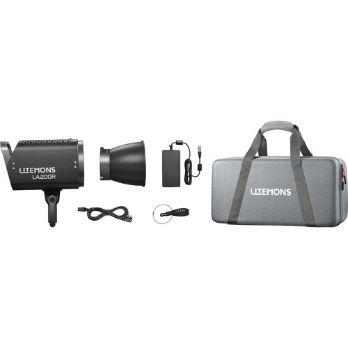 Godox Litemons LA200R RGB LED Monolight (Black Travel Kit)
